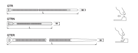 Releasable Cable Ties